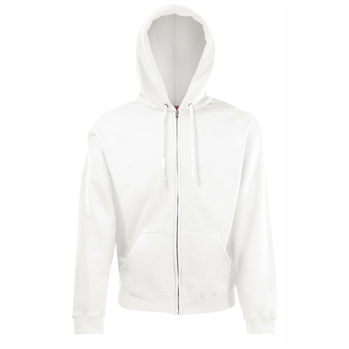 CLASSIC HOODED SWEAT JACKET ID428  ΛΕΥΚΟ